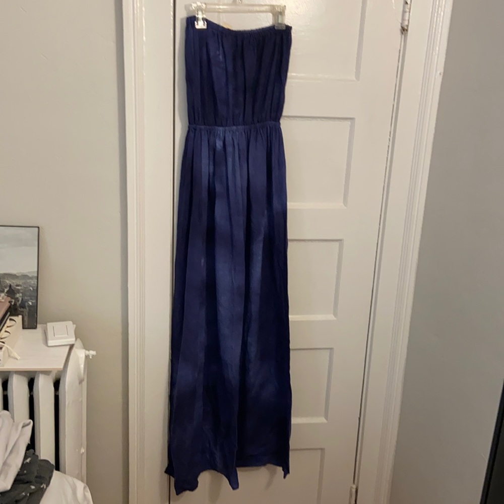 Urban Renewal Navy Tie Dye Maxi Dress